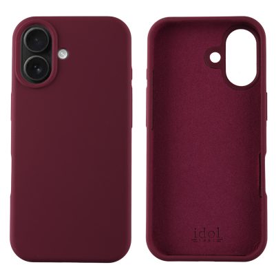 IDOL 1991 ΘΗΚΗ IPHONE 17 6.3" VELVET ELITE TPU 4 SIDE CAMERA GUARD BURGUNDY