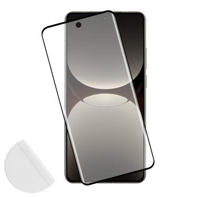 IDOL 1991 TEMPERED GLASS REALME GT 7 PRO/GT 7 PLUS 5G 6.78" 9H 0.30mm 3D FULL GLUE SEMI CURVED FINGER UNLOCK BLACK +SQUEEZY CA