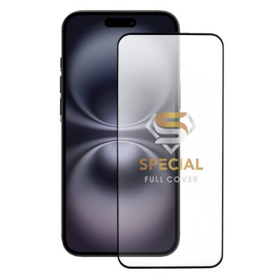 IDOL 1991 TEMPERED GLASS IPHONE 16 PLUS 6.7" 9H 0.25mm 20D FULL GLUE SEMI CURVED SPECIAL FULL COVER BLACK