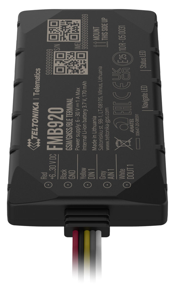 TELTONIKA GPS Tracker αυτοκινήτου FMB920AE5M01, GSM/GPRS/GNSS, Bluetooth - Image 3