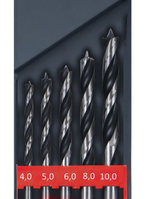 PROLINE σετ τρυπάνια για ξύλο 26295, 4.0-10.0mm, 5τμχ