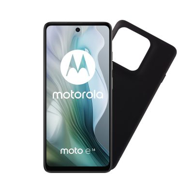 VOLTE-TEL ΘΗΚΗ MOTOROLA MOTO E14 4G 6.56" SILICON TPU CAMERA GUARD BLACK