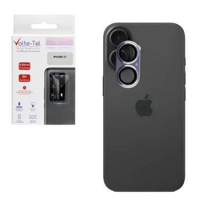 VOLTE-TEL CAMERA GLASS COVER IPHONE 17 6.3" 9H 0.30MM 3D AR ALUMINIUM-ELECTROPLATING FRAME PURPLE