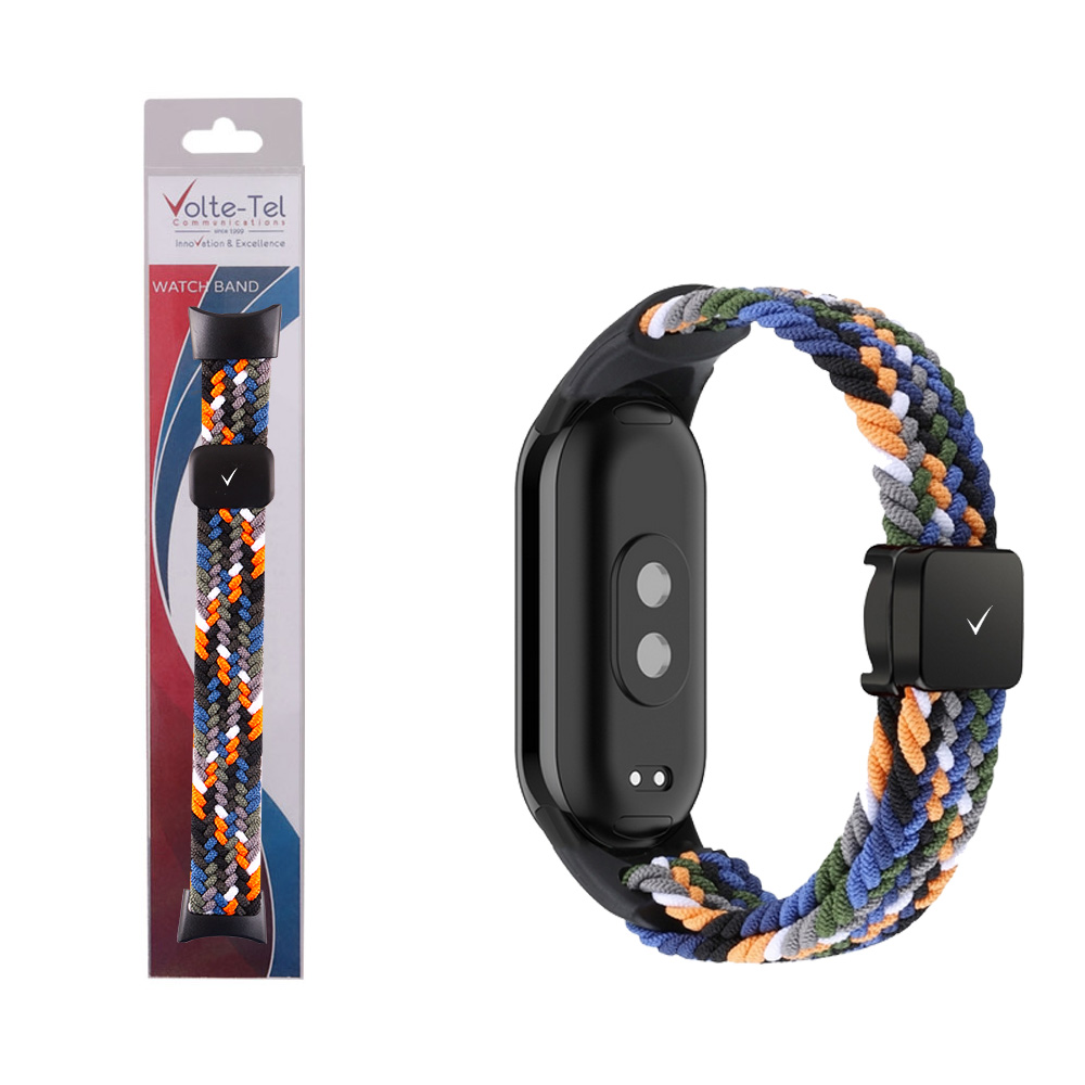 VOLTE-TEL VT148 ΛΟΥΡΑΚΙ ΡΟΛΟΓΙΟΥ XIAOMI SMART BAND 8/SMART BAND 9 BRAIDED MAGNETIC BUCKLE MIXED COLOURS