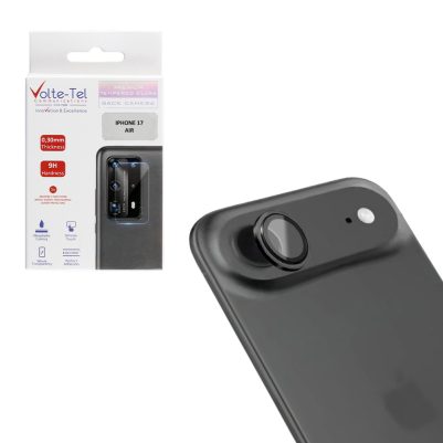 VOLTE-TEL CAMERA GLASS COVER IPHONE 17 AIR 6.5" 9H 0.33MM AR PREMIUM EASY APPLICATION BLACK