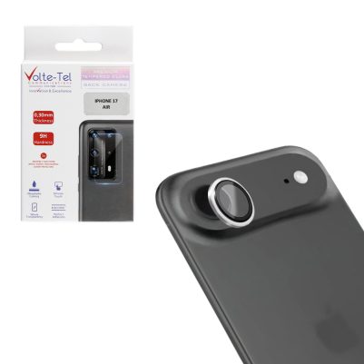VOLTE-TEL CAMERA GLASS COVER IPHONE 17 AIR 6.5" 9H 0.33MM AR PREMIUM EASY APPLICATION SILVER