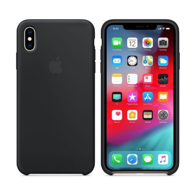 ΘΗΚΗ IPHONE XS MAX MRWE2ZM/A SILICONE COVER BLACK PACKING OR