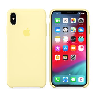 ΘΗΚΗ IPHONE XS MAX MUJR2ZM/A SILICONE COVER YELLOW MELLOW PACKING OR