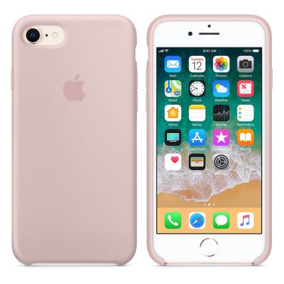 ΘΗΚΗ IPHONE 8/7 MQGQ2ZM/A SILICONE COVER PINK-SAND PACKING OR