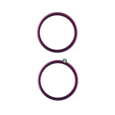 IPHONE 16/16 PLUS CAMERA LENS + RINGS SET 2 PCS PINK 3P OR