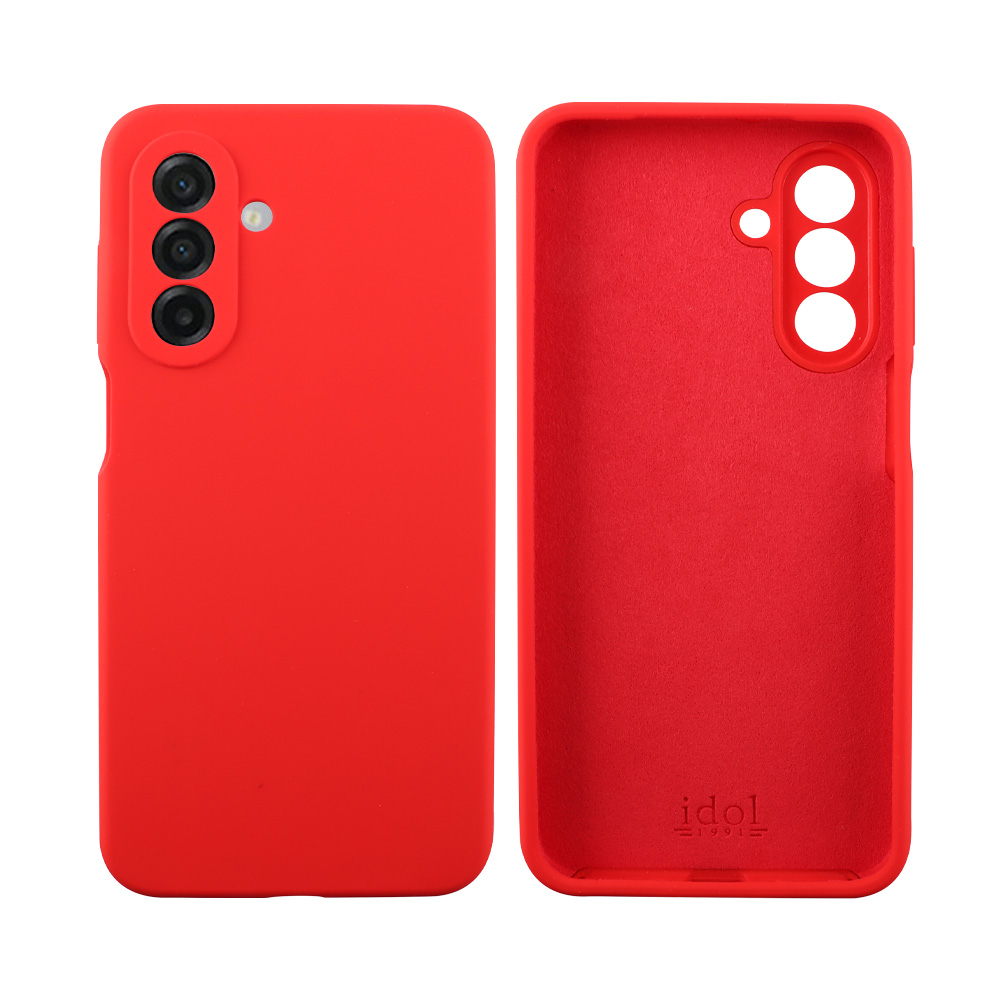 IDOL 1991 ΘΗΚΗ SAMSUNG A17 4G A175/A17 5G A176 6.74" VELVET ELITE TPU 4 SIDE FULL CAMERA PROTECTION RED