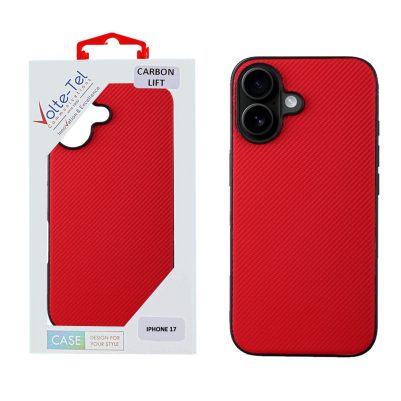 VOLTE-TEL ΘΗΚΗ IPHONE 17 6.3" CARBON LIFT CAMERA GUARD PROTECTION RED