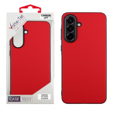 VOLTE-TEL ΘΗΚΗ SAMSUNG A17 4G A175/A17 5G A176 6.74" CARBON LIFT CAMERA GUARD PROTECTION RED