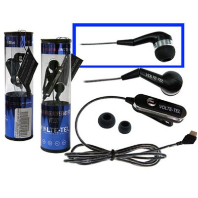 HANDS FREE SAMSUNG D820/E900 ROPE VOLTE-TEL VT607+VT237 ON/OFF 2pcs BLACK
