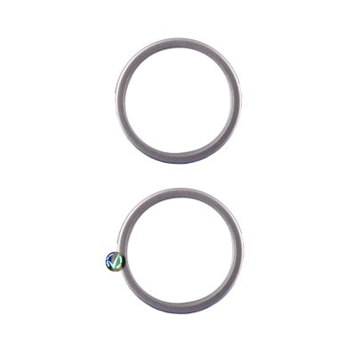IPHONE 16/16 PLUS CAMERA COVER METAL SET 2 PCS WHITE 3P OR