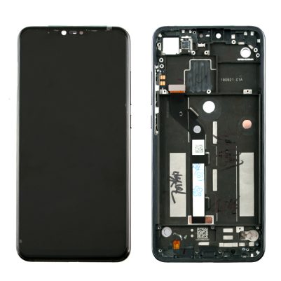 XIAOMI MI 8 LITE ΟΘΟΝΗ+TOUCH SCREEN+LENS+FRAME BLACK REF.OR