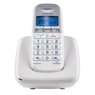 ΑΣΥΡΜΑΤΟ ΤΗΛΕΦΩΝΟ MOTOROLA S3001 ΜΕ ΜΕΓΑΛΑ ΠΛΗΚΤΡΑ ΑΝΟΙΧΤΗ ΑΚΡΟΑΣΗ ΑΣΠΡΟ GR