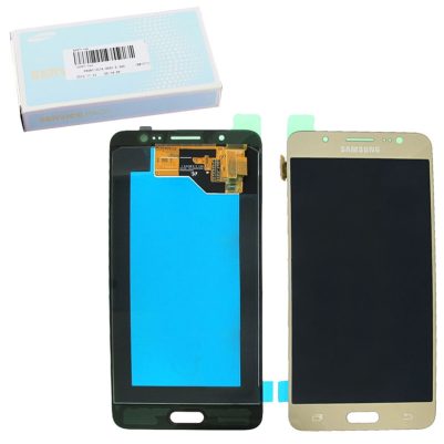 SAMSUNG J5 2016 J510F ΟΘΟΝΗ+TOUCH SCREEN+LENS GH97-19466A GOLD ORIGINAL SERVICE PACK