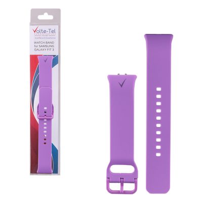 VOLTE-TEL VT132 ΛΟΥΡΑΚΙ ΡΟΛΟΓΙΟΥ ΣΙΛΙΚΟΝΗΣ SAMSUNG GALAXY FIT 3 R390 PURPLE