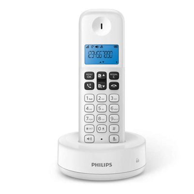 ΑΣΥΡΜΑΤΟ ΤΗΛΕΦΩΝΟ PHILIPS D1611W/GRS ME ΑΝΟΙΧΤΗ ΑΚΡΟΑΣΗ ΑΣΠΡΟ GR