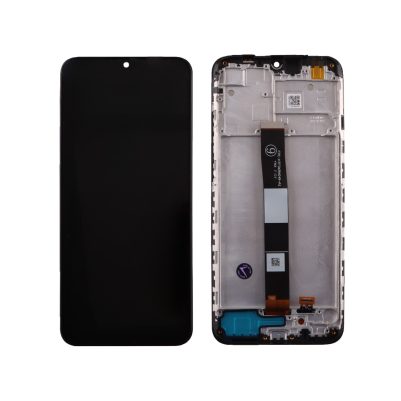 XIAOMI REDMI 10A ΟΘΟΝΗ + TOUCH SCREEN + LENS + FRAME BLACK 3P OR