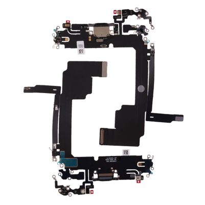 IPHONE 15 PRO MAX (TYPE C) ΚΑΛΩΔΙΟ FLEX ΚΟΝΕΚΤΟΡΑ ΦΟΡΤΙΣΗΣ-HANDS FREE-ΜΙΚΡΟΦΩΝΟ BLACK 3P OR