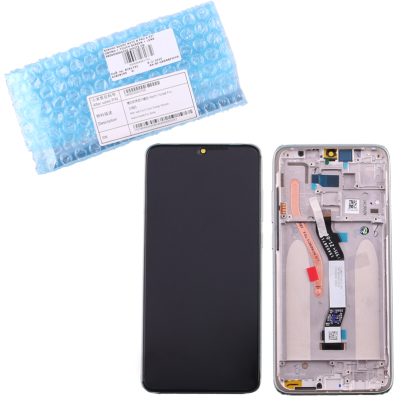 XIAOMI REDMI NOTE 8 PRO ΟΘΟΝΗ + TOUCH SCREEN + LENS + FRAME 56000300G700 WHITE ORIGINAL SERVICE PACK