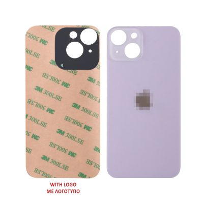 FOR IPHONE 14 PLUS BATTERY COVER + ΑΥΤΟΚΟΛΛΗΤΗ ΤΑΙΝΙΑ ΑΔΙΑΒΡΟΧΟΠΟΙΗΣΗΣ PURPLE