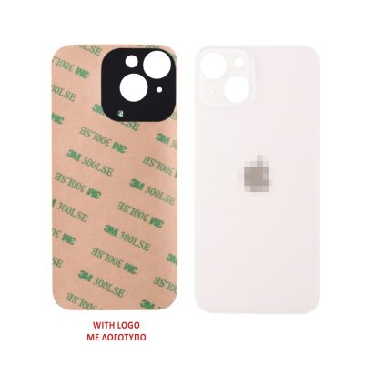 FOR IPHONE 14 BATTERY COVER + ΑΥΤΟΚΟΛΛΗΤΗ ΤΑΙΝΙΑ ΑΔΙΑΒΡΟΧΟΠΟΙΗΣΗΣ SILVER