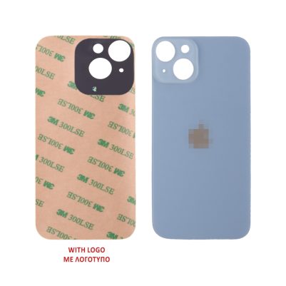 FOR IPHONE 14 BATTERY COVER + ΑΥΤΟΚΟΛΛΗΤΗ ΤΑΙΝΙΑ ΑΔΙΑΒΡΟΧΟΠΟΙΗΣΗΣ BLUE