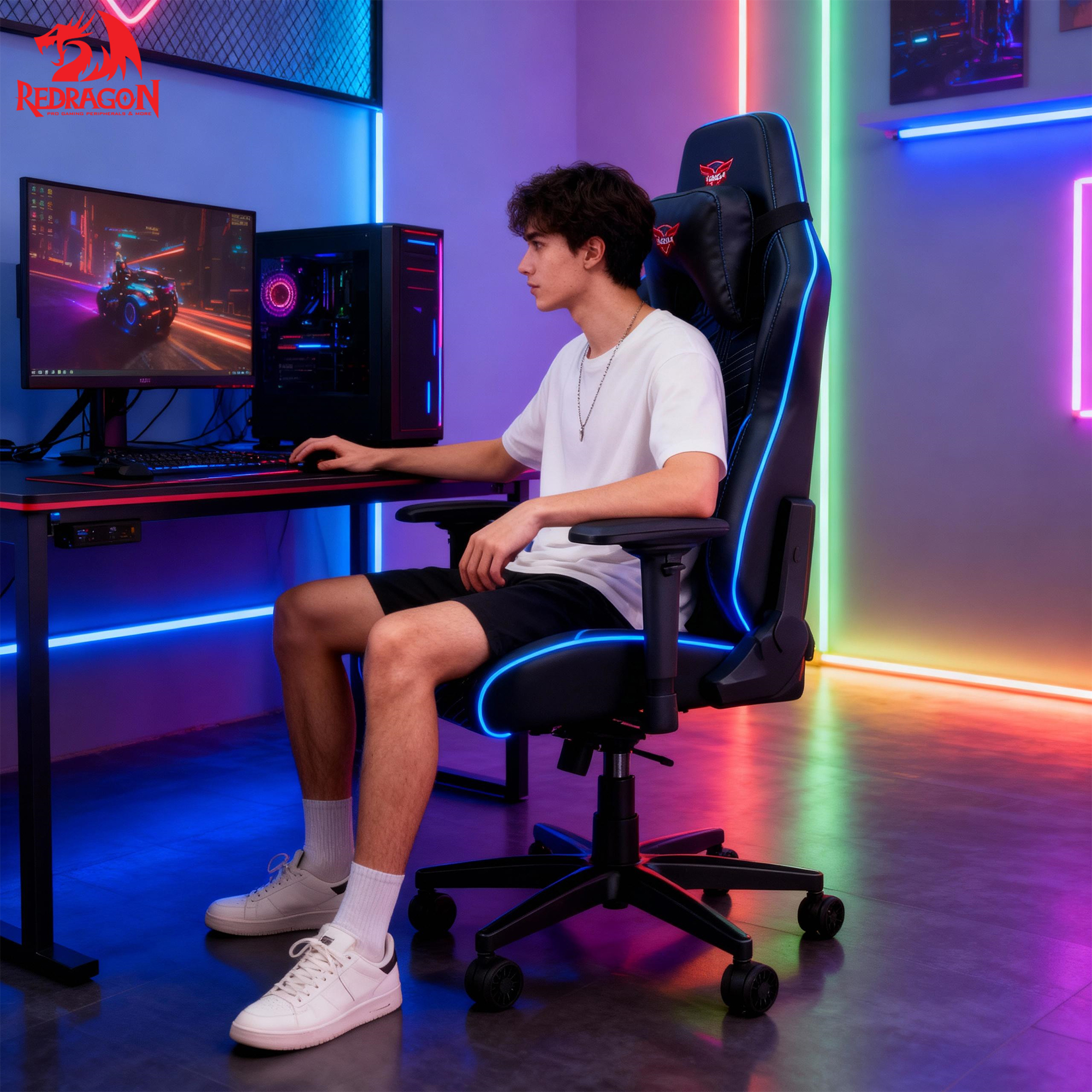 Gaming Καρέκλα - Eureka Ergonomic® ERK-YYK-GC-03 - Image 11