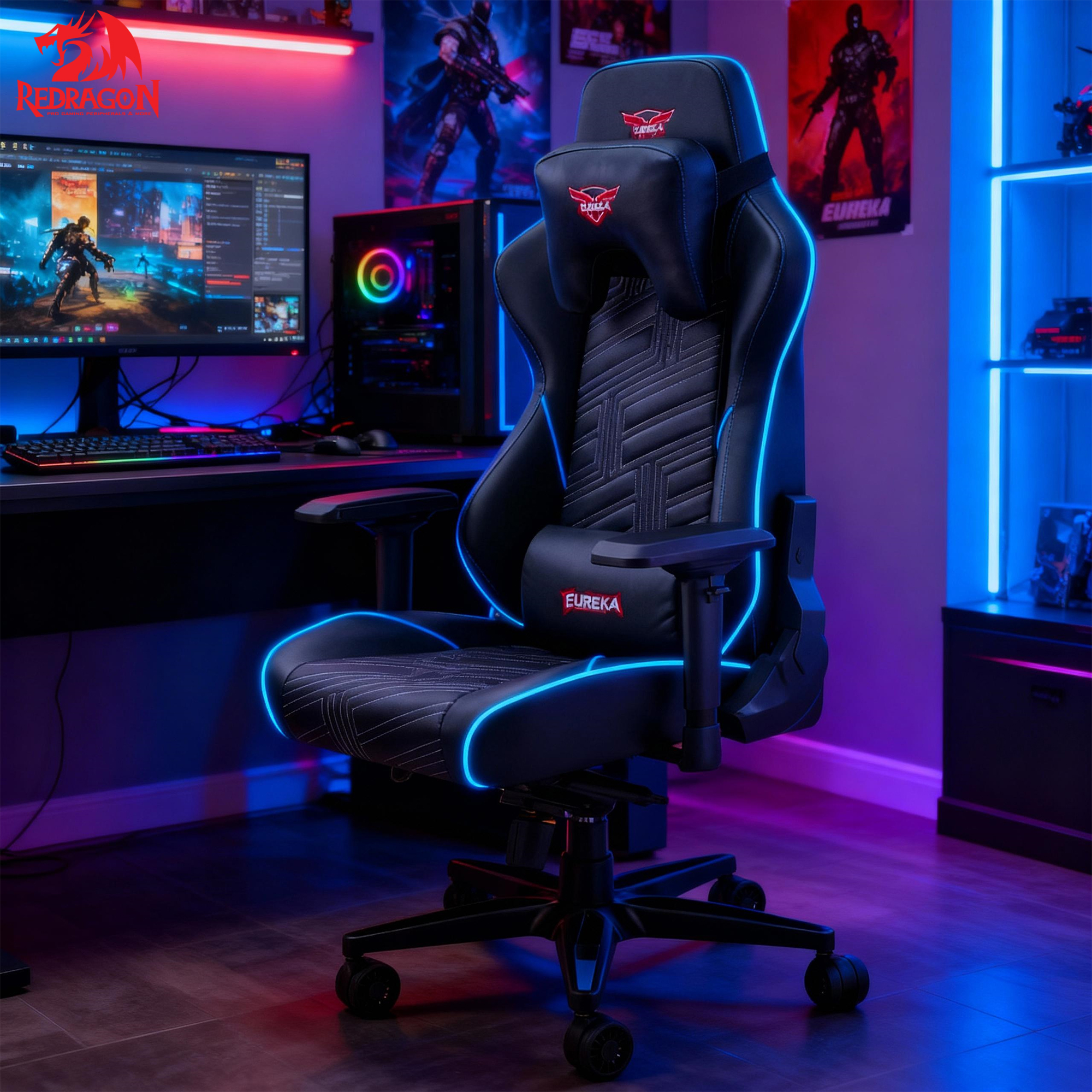 Gaming Καρέκλα - Eureka Ergonomic® ERK-YYK-GC-03 - Image 12