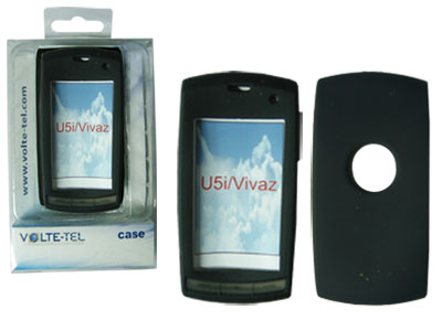 VOLTE-TEL ΘΗΚΗ SONY ERICSSON U5i VIVAZ ΣΙΛΙΚΟΝΗΣ BLACK