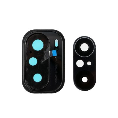 XIAOMI POCO F3 CAMERA COVER + LENS MΕ ΚΟΛΛΑ BLACK 3P OR