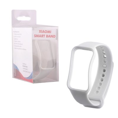 VOLTE-TEL VT126 ΛΟΥΡΑΚΙ ΡΟΛΟΓΙΟΥ ΣΙΛΙΚΟΝΗΣ XIAOMI REDMI SMART BAND 2/SMART BAND 8 ACTIVE WHITE