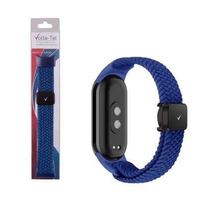 VOLTE-TEL VT148 ΛΟΥΡΑΚΙ ΡΟΛΟΓΙΟΥ XIAOMI SMART BAND 8/ 9/ 10 BRAIDED MAGNETIC BUCKLE BLUE