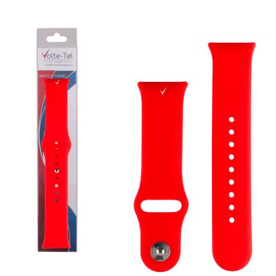 VOLTE-TEL VT150 ΛΟΥΡΑΚΙ ΡΟΛΟΓΙΟΥ ΣΙΛΙΚΟΝΗΣ XIAOMI REDMI WATCH 4/WATCH 5/SMART BAND 8 PRO/SMART BAND 9 PRO RED