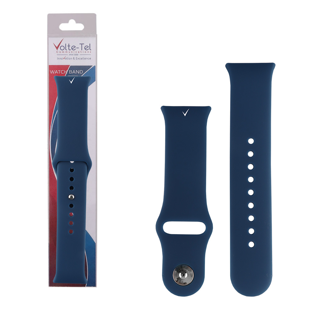VOLTE-TEL VT150 ΛΟΥΡΑΚΙ ΡΟΛΟΓΙΟΥ ΣΙΛΙΚΟΝΗΣ XIAOMI REDMI WATCH 4/WATCH 5/SMART BAND 8 PRO/SMART BAND 9 PRO BLUE