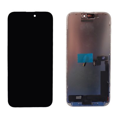 IPHONE 16 PRO MAX ΟΘΟΝΗ + TOUCH + LENS ZY HARD OLED FHD BLACK
