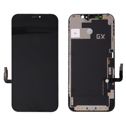 IPHONE 12 PRO/IPHONE 12 ΟΘΟΝΗ + TOUCH + LENS GX HARD OLED BLACK