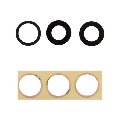 IPHONE 15 PRO MAX CAMERA LENS SET 3 PCS + 3M STICKER BLACK 3P OR
