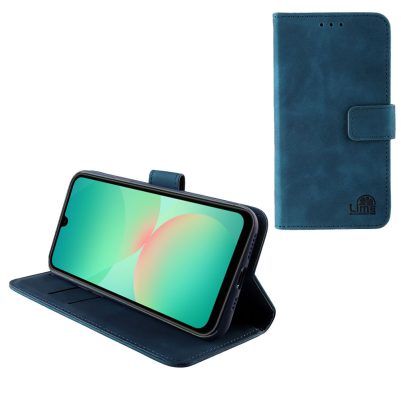 LIME ΘΗΚΗ SAMSUNG A26 5G A266 6.7" ESSENTIAL MAGNET BOOK STAND CLIP DARK BLUE