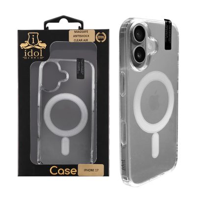 IDOL 1991 ΘΗΚΗ IPHONE 17 6.3" MAGSAFE ANTISHOCK CLEAR AIR BACK COVER TPU CAMERA GUARD ΔΙΑΦΑΝΗ