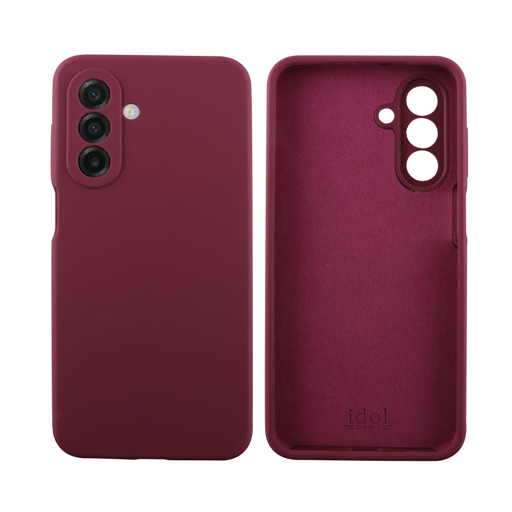 IDOL 1991 ΘΗΚΗ SAMSUNG A17 4G A175/A17 5G A176/M17 5G M176 6.7" VELVET ELITE TPU 4 SIDE FULL CAMERA PROTECTION BURGUNDY