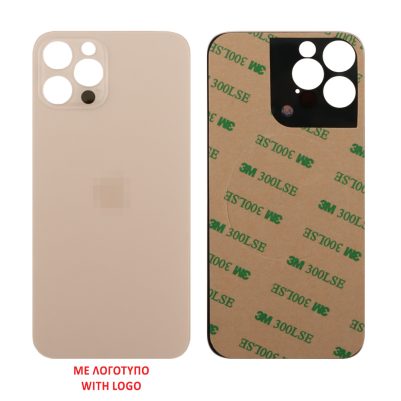 FOR IPHONE 12 PRO BATTERY COVER + 3M STICKER GOLD 3P OR