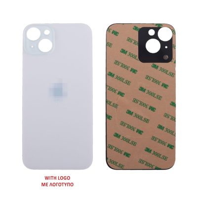 FOR IPHONE 15 BATTERY COVER + 3M STICKER BLUE 3P OR