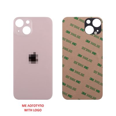 FOR IPHONE 13 BATTERY COVER + 3M STICKER PINK ORIGINAL SERVICE PACK