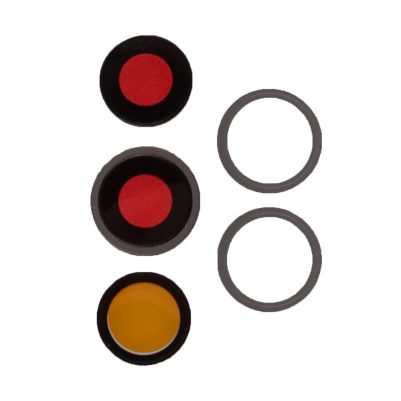 IPHONE 16 PRO/16 PRO MAX CAMERA LENS + RINGS SET 3 PCS TITANIUM BLACK 3P OR