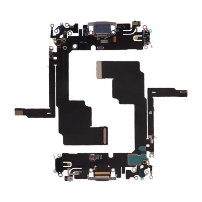 IPHONE 15 PRO (TYPE C) ΚΑΛΩΔΙΟ FLEX ΚΟΝΕΚΤΟΡΑ ΦΟΡΤΙΣΗΣ + AUDIO PORT + ΜΙΚΡΟΦΩΝΟ TITANIUM NATURAL 3P OR