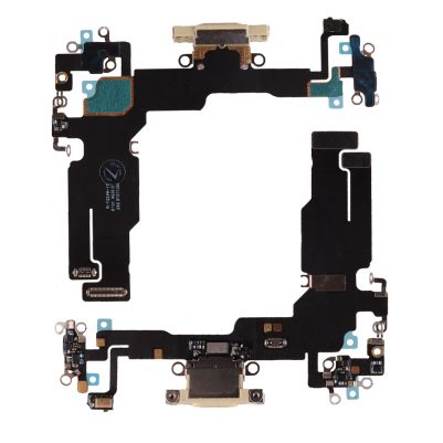 IPHONE 15 (TYPE C) ΚΑΛΩΔΙΟ FLEX ΚΟΝΕΚΤΟΡΑ ΦΟΡΤΙΣΗΣ + AUDIO PORT + ΜΙΚΡΟΦΩΝΟ YELLOW 3P OR